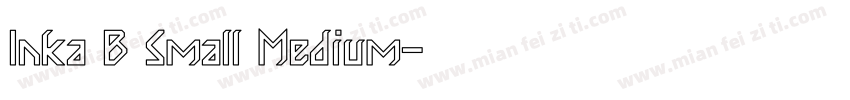 Inka B Small Medium字体转换